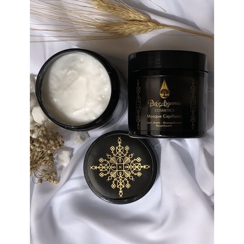 PUR ARGANIA MASQUE CAPILLAIRE ANTI-CHUTE ASSOUPLISSANT NOURRISSANT 200ML