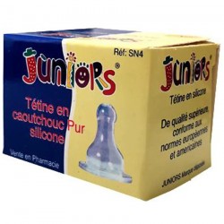 JUNIORS TETINE EN SILICONE...