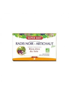 SUPER DIET RADIS NOIR ARTICHAUT BIO 20 AMPOULES