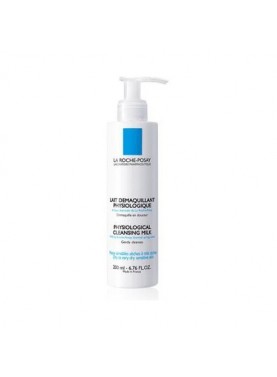 LA ROCHE POSAY LAIT DÉMAQUILLANT VISAGE PHYSIOLOGIQUE DÉMAQUILLE EN DOUCEUR PEAUX SÈCHES 200ML