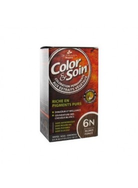 3 CHENES COLOR & SOIN COLORATION PERMANENTE EXTRAITS VÉGÉTAUX 6N BLOND FONCE
