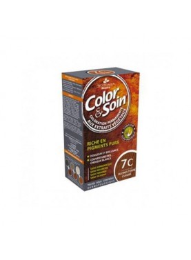3 CHENES COLOR & SOIN COLORATION PERMANENTE EXTRAITS VÉGÉTAUX 7C BLOND TERRE CUIVRE