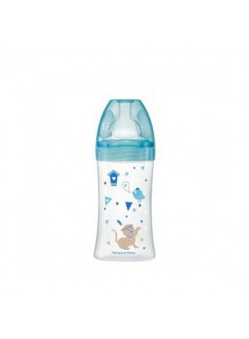 DODIE BIBERON SENSATION+ LAGOON CHAT TÉTINE DÉBIT 2 270ML