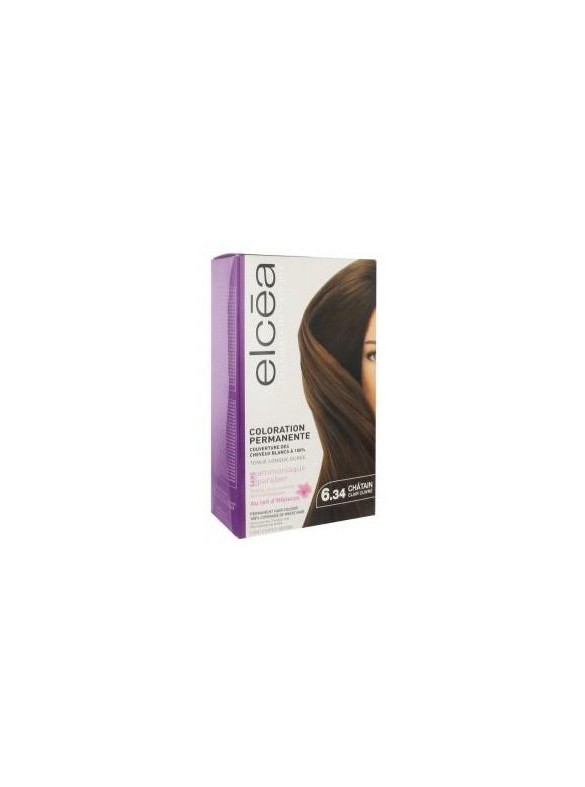ELCÉA COLORATION PERMANENTE 6.34 CHÂTAIN CLAIR CUIVRE