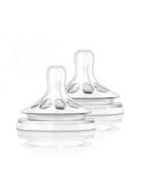 AVENT 2 TÉTINES SILICONE NATURAL 6 MOIS ET+
