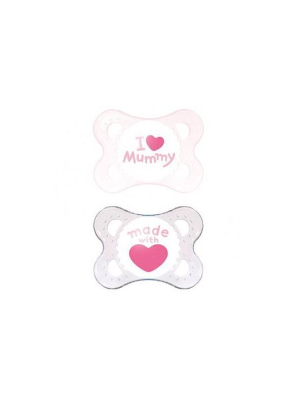 MAM ORIGINAL SUCETTE 0-6 MOIS SILICONE ROSE