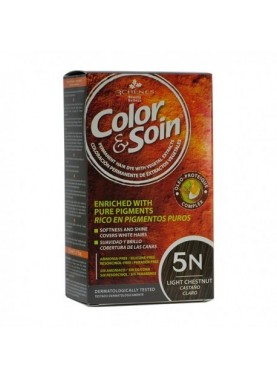 3 CHENES COLOR & SOIN COLORATION PERMANENTE EXTRAITS VÉGÉTAUX 5N CHATAIN CLAIRE