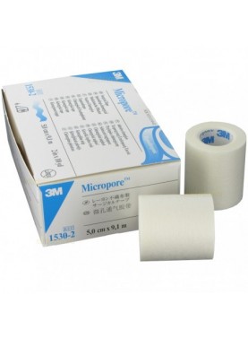 3M MICROPORE SPARADRAP 5CM X 9.14M