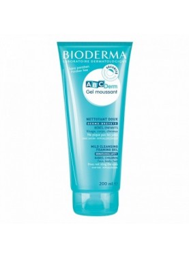 BIODERMA ABCDERM GEL MOUSSANT NETTOYANT DOUX 200ML