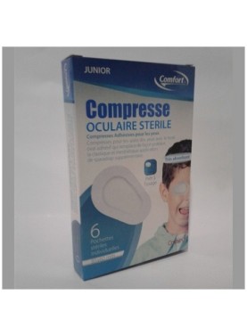 COMFORT COMPRESSE OCCULAIRE STERILE JUNIOR 6 UNITES
