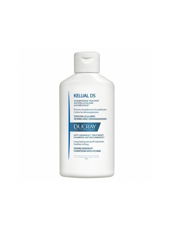 DUCRAY KELUAL DS SHAMPOOING TRAITANT ANTIPELLICULAIRE AVEC DEMANGEAISONS SEVERES 100ML