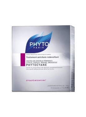 PHYTO PHYTOCYANE SÉRUM TRAITEMENT ANTI-CHUTE REDENSIFIANT AMPOULES 12 X 7