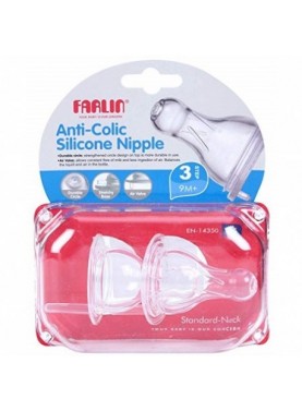 FARLIN TETINE ANTI-COLIC 3 STEP 9M+ H-1 EN-14350