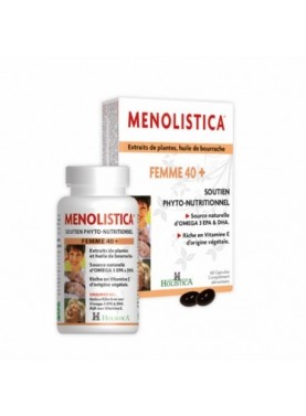 HOLISTICA MENOLISTICA FEMME 40+ SOUTIEN PHYTO-NUTRITIONNEL 60 CAPSULES