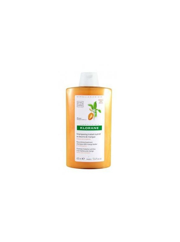 KLORANE BEURRE DE MANGUE SHAMPOOING TRAITANT NUTRITIF 400ML