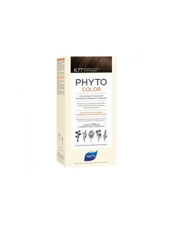 PHYTO PHYTOCOLOR 6.77 MARRON CLAIR CAPPUCCINO