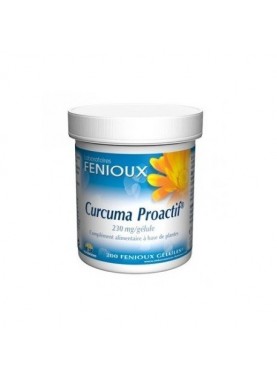 FENIOUX CURCUMA PROACTIF FOIE ET TUBE DIGESTIF 200 GELULES