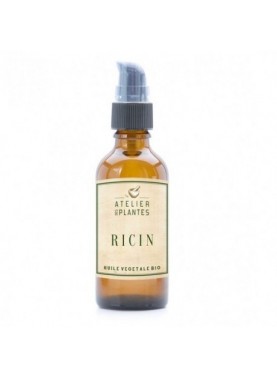 ATELIER DES PLANTES HUILE VEGETALE BIO HUILE RICIN 50ML