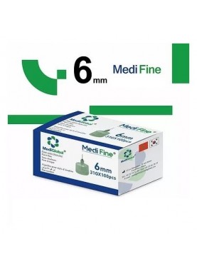 MEDIFINE AIGUILLES 6MM 31G 25 UNITES
