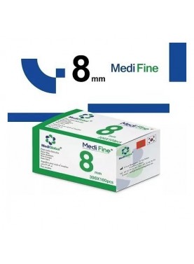 MEDIFINE AIGUILLES 8MM 30G 25 UNITES