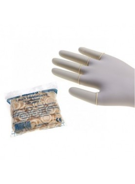 ROMED DOIGTIERS EN LATEX 5 DOIGTS FC-M BOITE DE 100